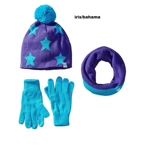 ZeroXposur Girls Monroe Beanie scarf 3pc set NEW - Picture 2 of 8